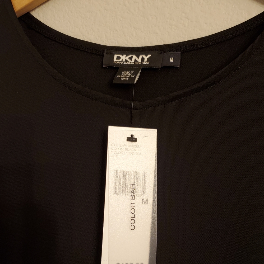 NWT! DKNY Donna Karan New York Black Dress